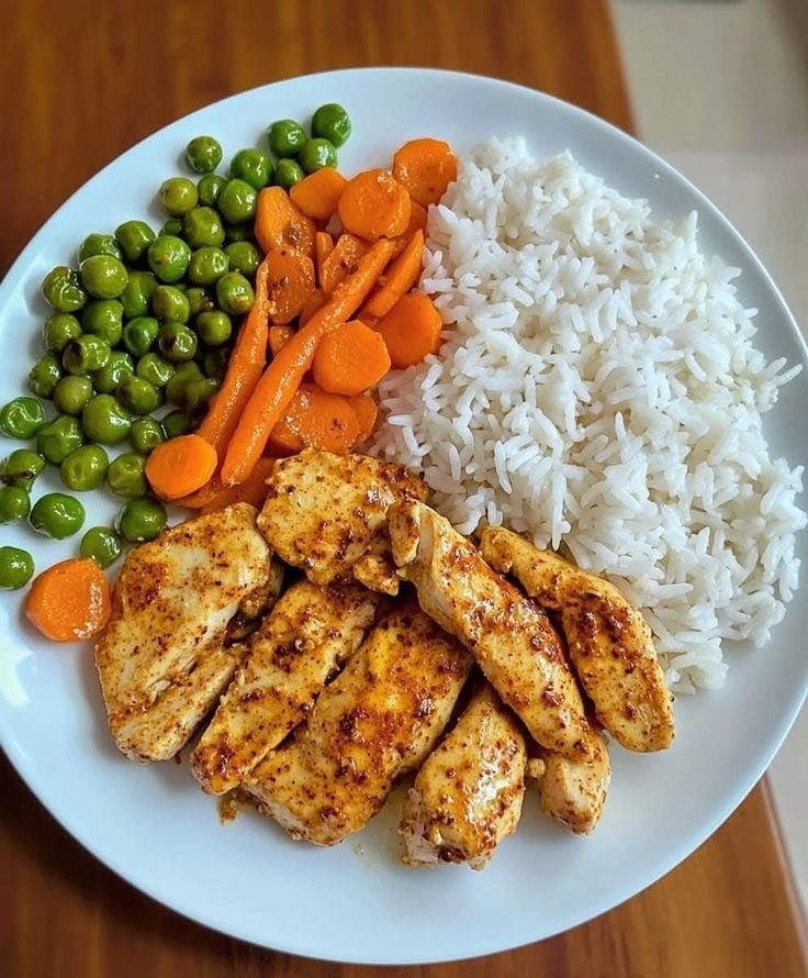 Spiced Chicken & Garden Vegetable Plate