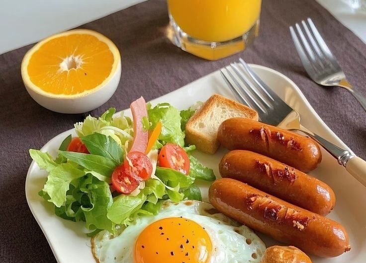 Sunny-Side Breakfast Plate