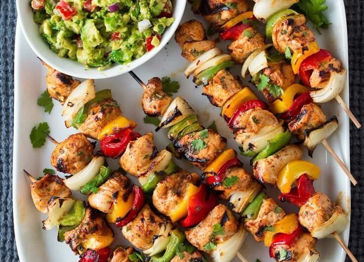 Grilled Zesty Chicken Skewers